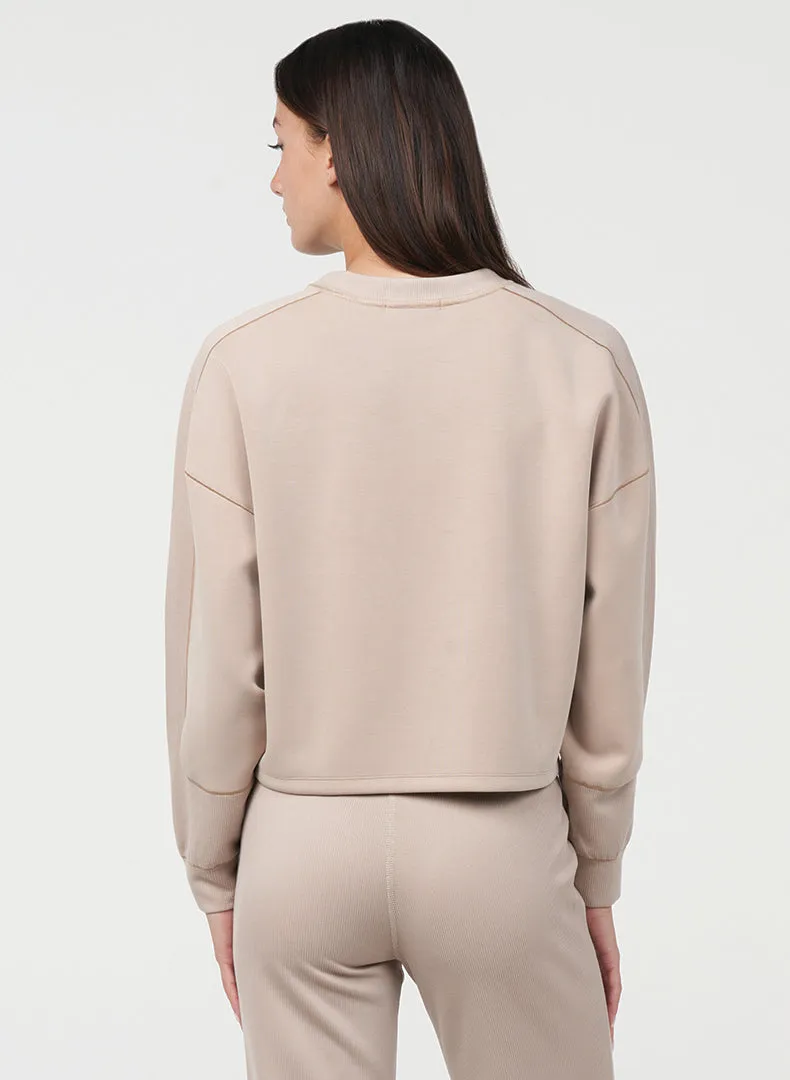 Ultraluxe Rib Inset Pullover - FINAL SALE sold by Thrive Societe product image thumbnail 2