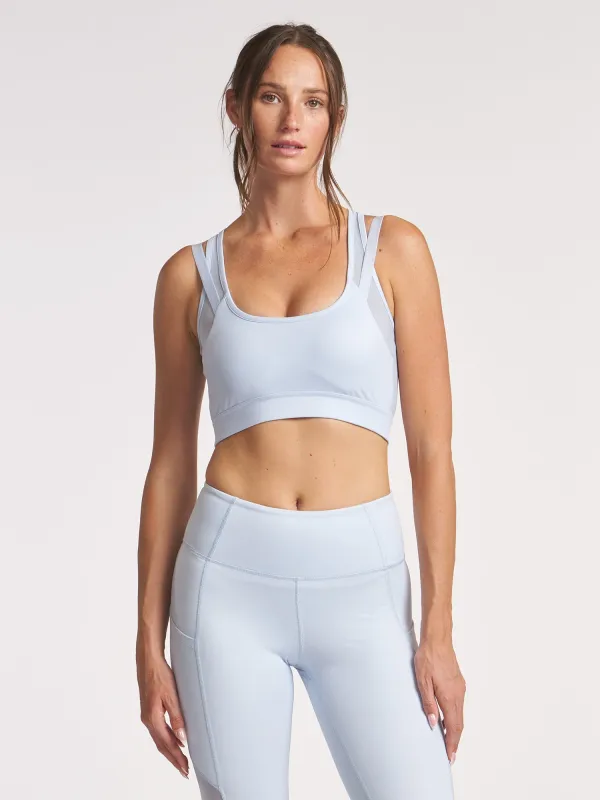Sheen Strappy Mesh Bra sold by Thrive Societe