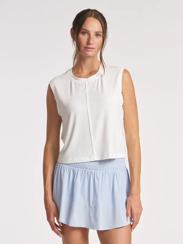 Overlap Back Tee sold by Thrive Societe