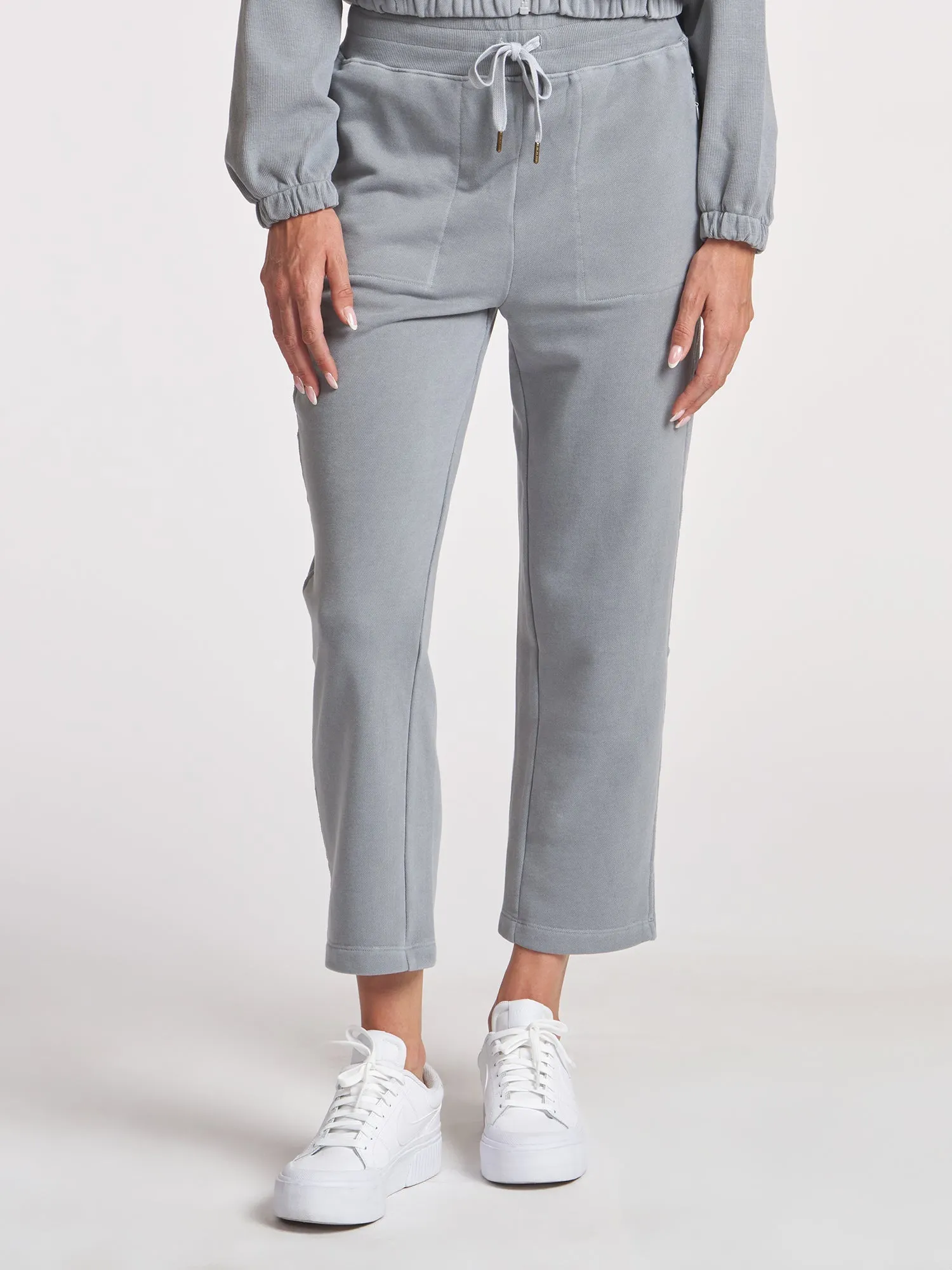 Rib Inset Ankle Pant sold by Thrive Societe