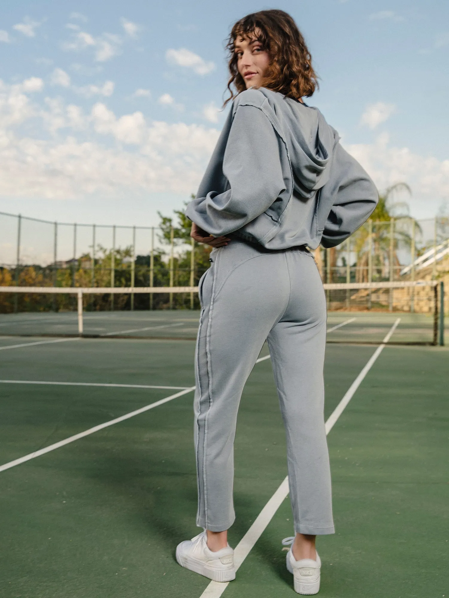 Rib Inset Ankle Pant sold by Thrive Societe product image thumbnail 5