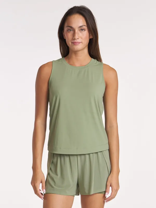 Keyhole Performance Tank sold by Thrive Societe