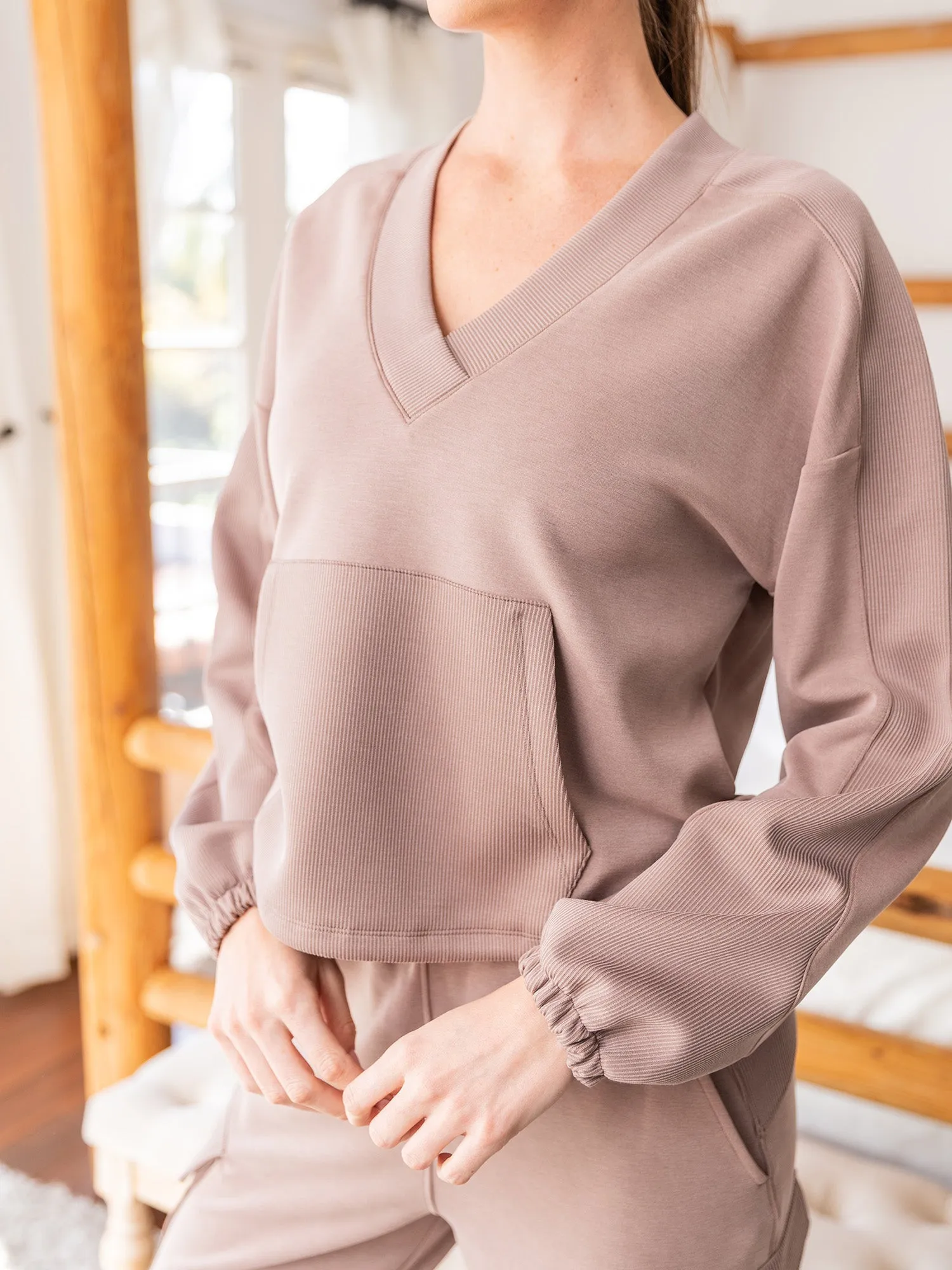 Ultraluxe V-Neck Pullover sold by Thrive Societe product image thumbnail 4