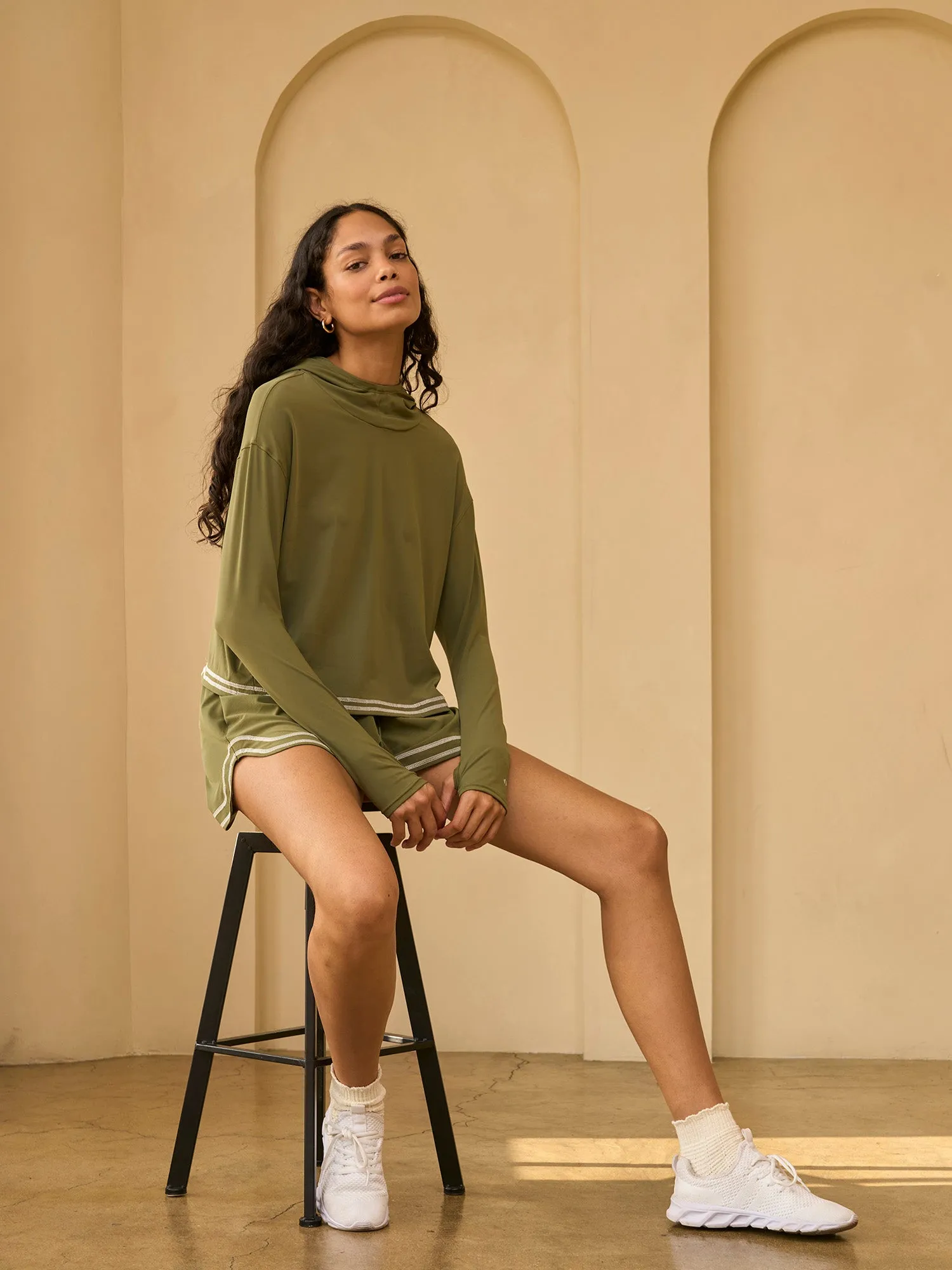 Novelty Stitch Run Short sold by Thrive Societe product image thumbnail 3