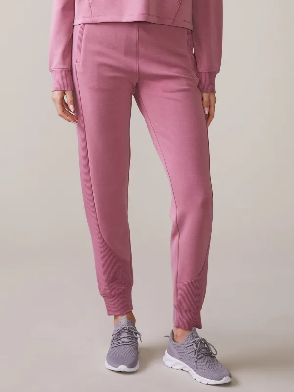 Ultraluxe Rib Mix Jogger sold by Thrive Societe