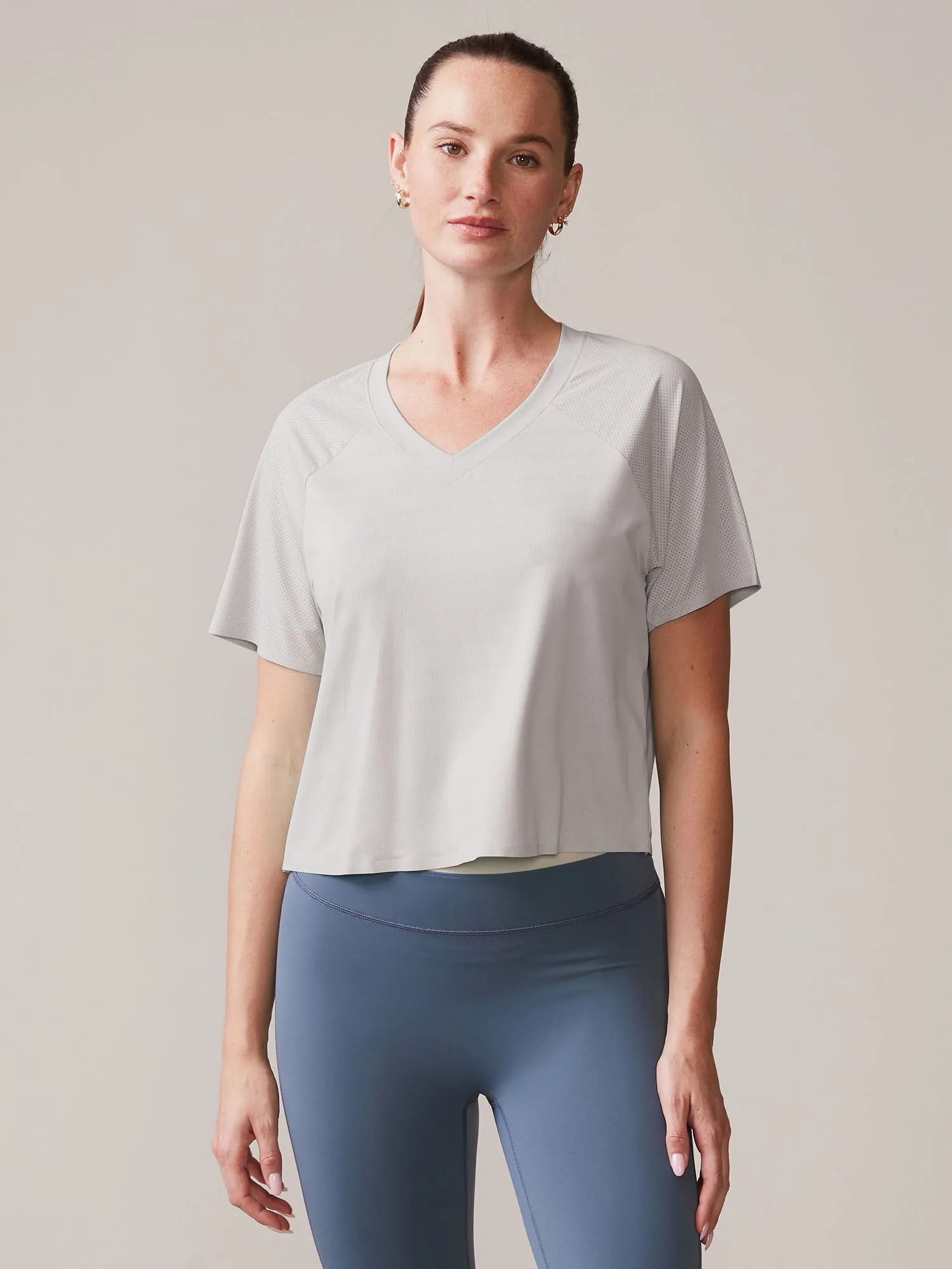 UPF Crop Performance Tee sold by Thrive Societe