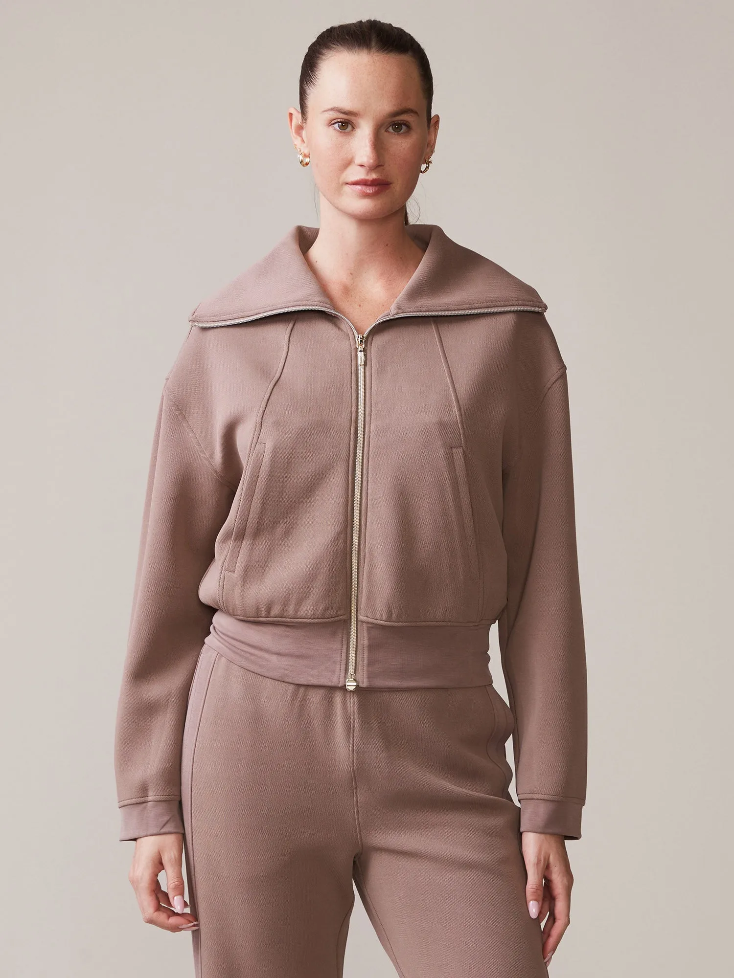 Jacquard Luxe Jacket sold by Thrive Societe