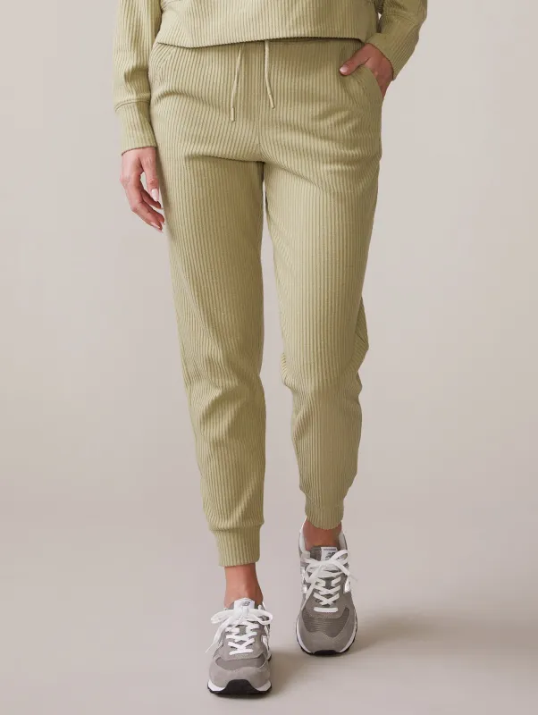 Brushed Rib Jogger sold by Thrive Societe