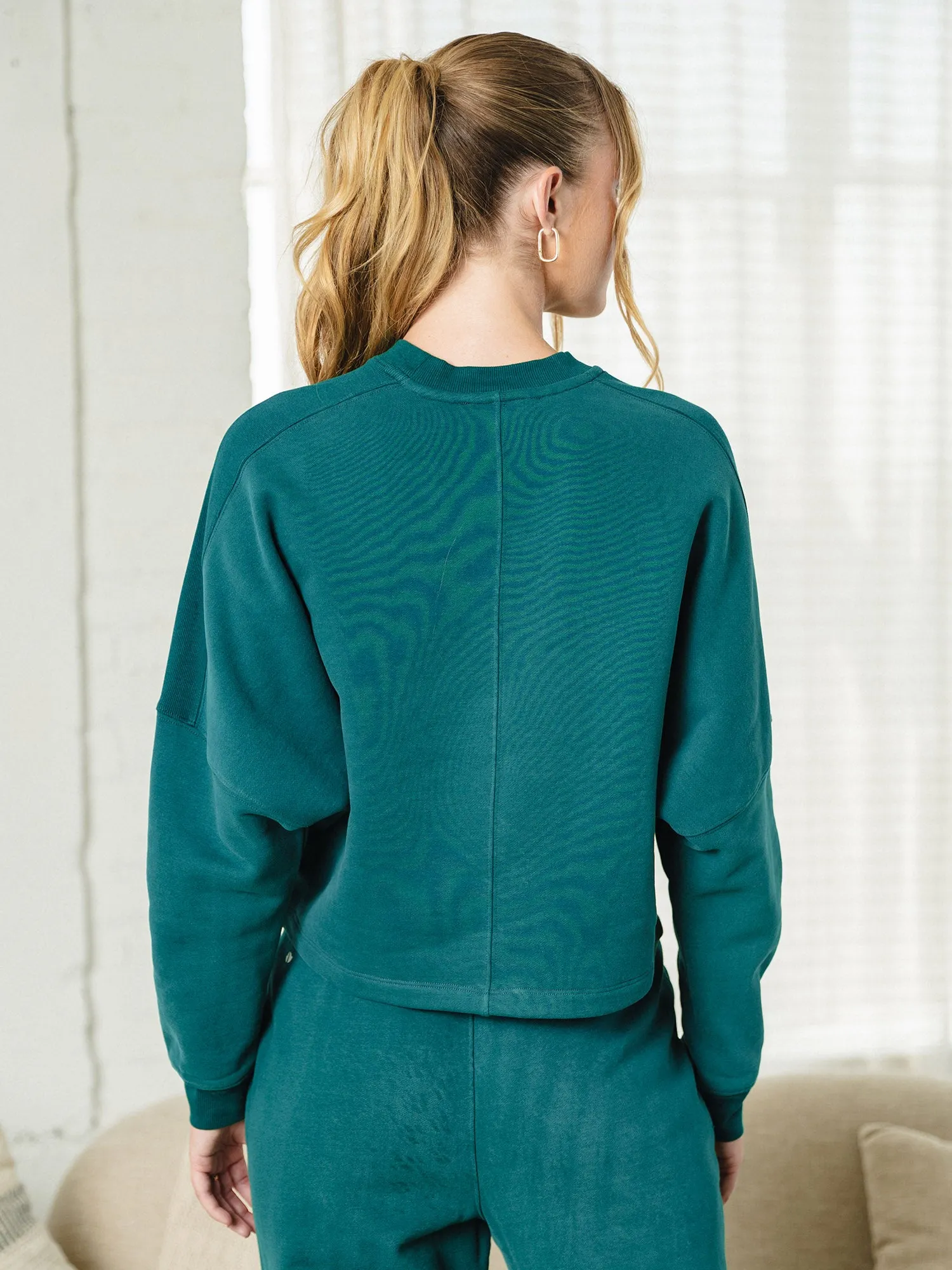 Long Sleeve Dolman Knit Pullover Top sold by Thrive Societe product image thumbnail 4