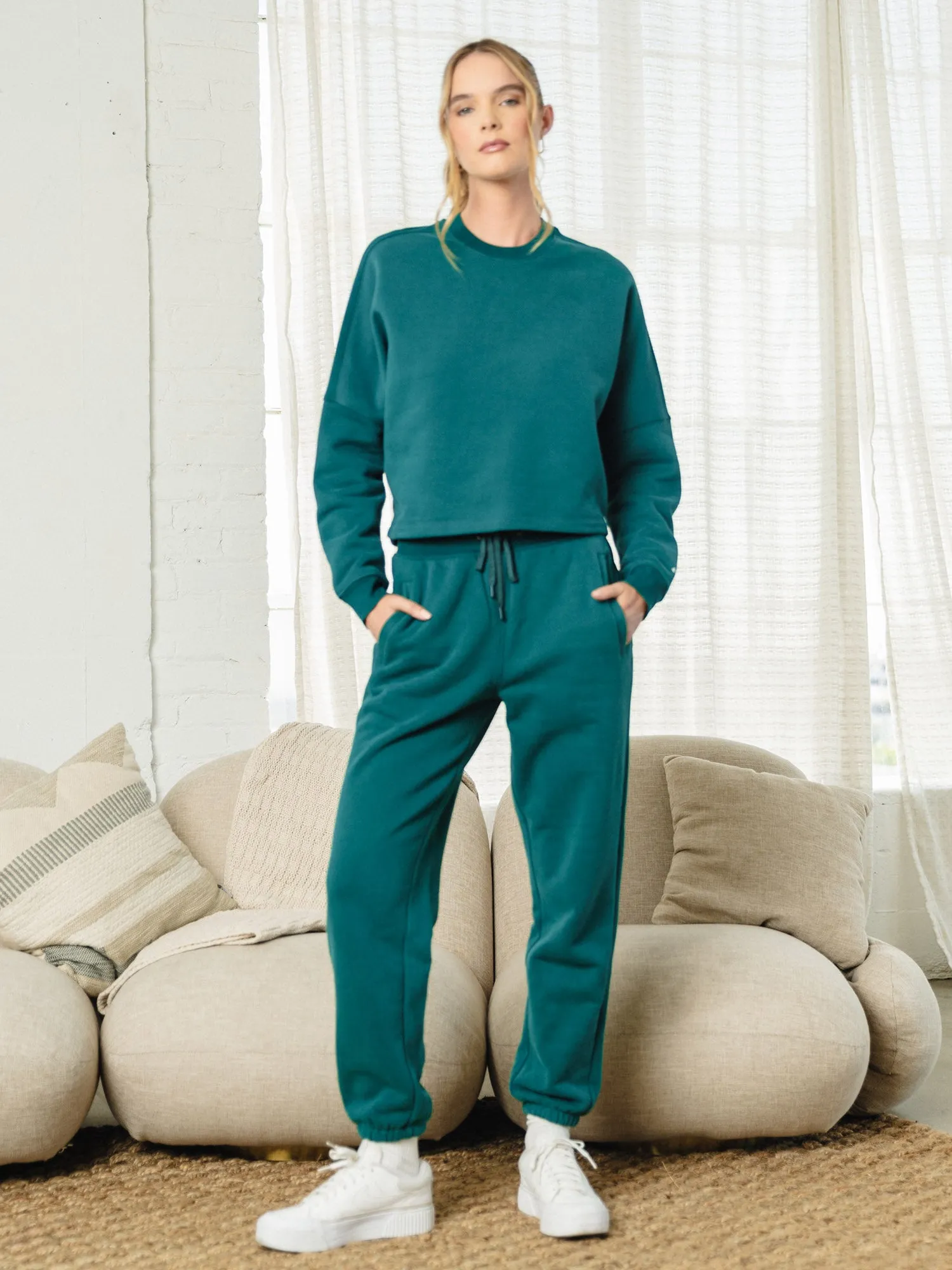 Long Sleeve Dolman Knit Pullover Top sold by Thrive Societe product image thumbnail 2