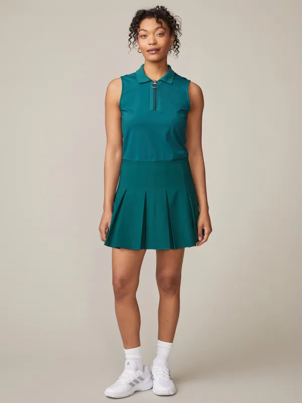 Varsity Collar Pleated Tennis Dress sold by Thrive Societe