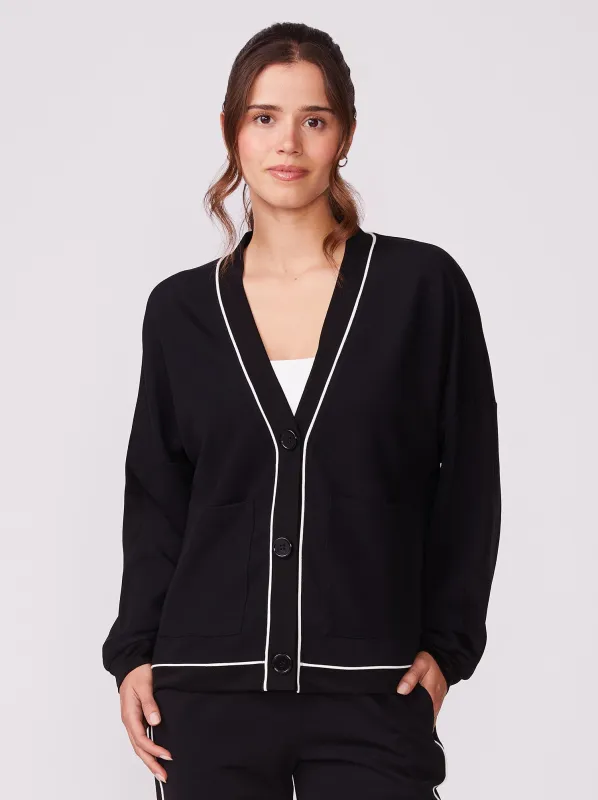 Luxe Waffle Mix Cardigan made by Thrive Societe