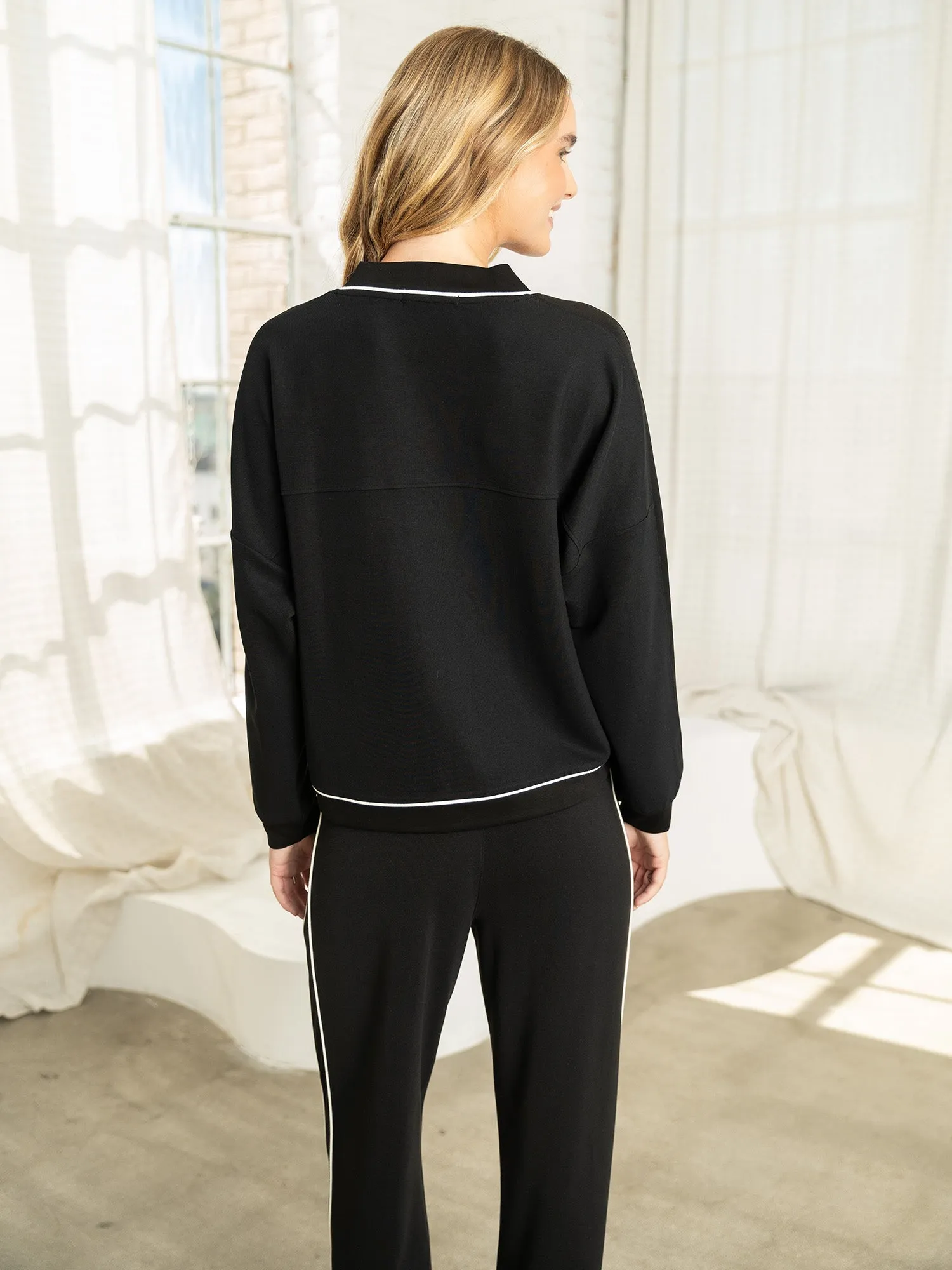 Luxe Waffle Mix Cardigan sold by Thrive Societe product image thumbnail 3