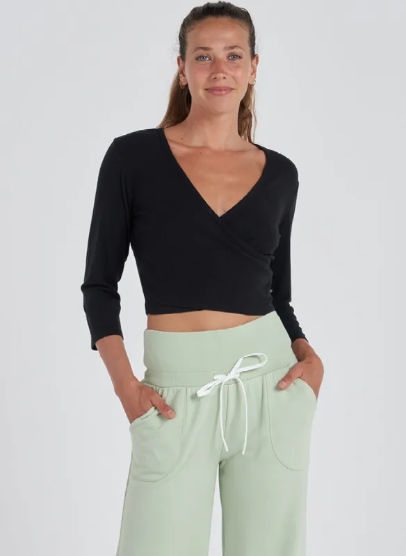 Ballet Wrap Top - FINAL SALE sold by Thrive Societe