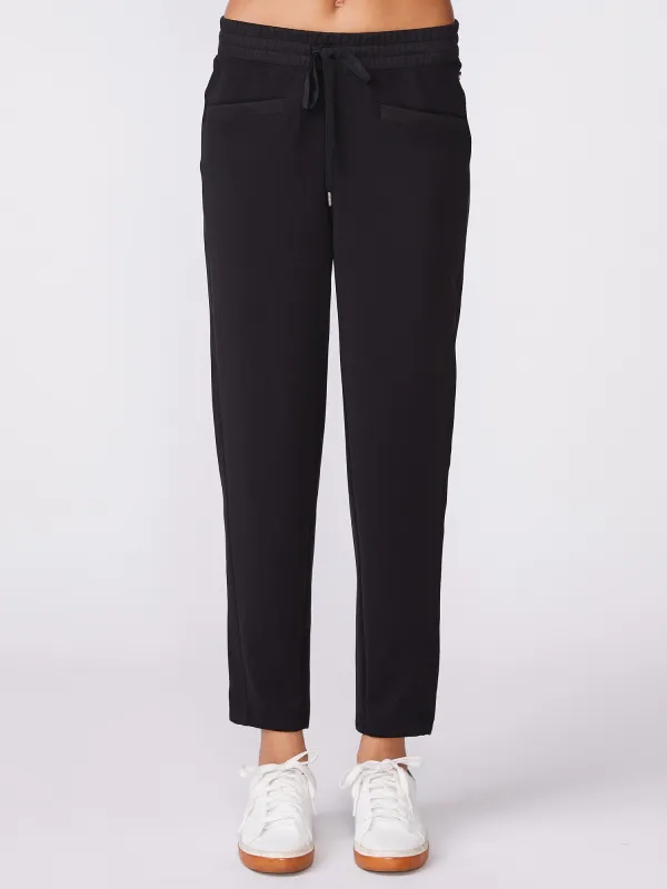 Luxe Waffle Mix Taper Pant made by Thrive Societe