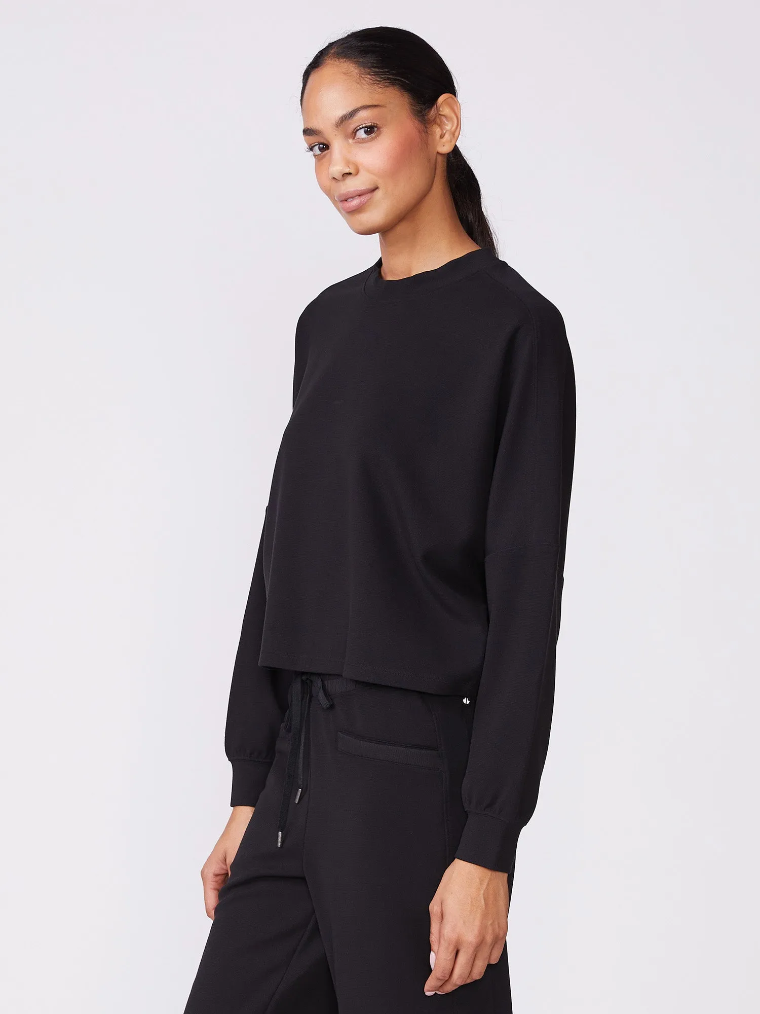 Long Sleeve Dolman Knit Top sold by Thrive Societe product image thumbnail 4