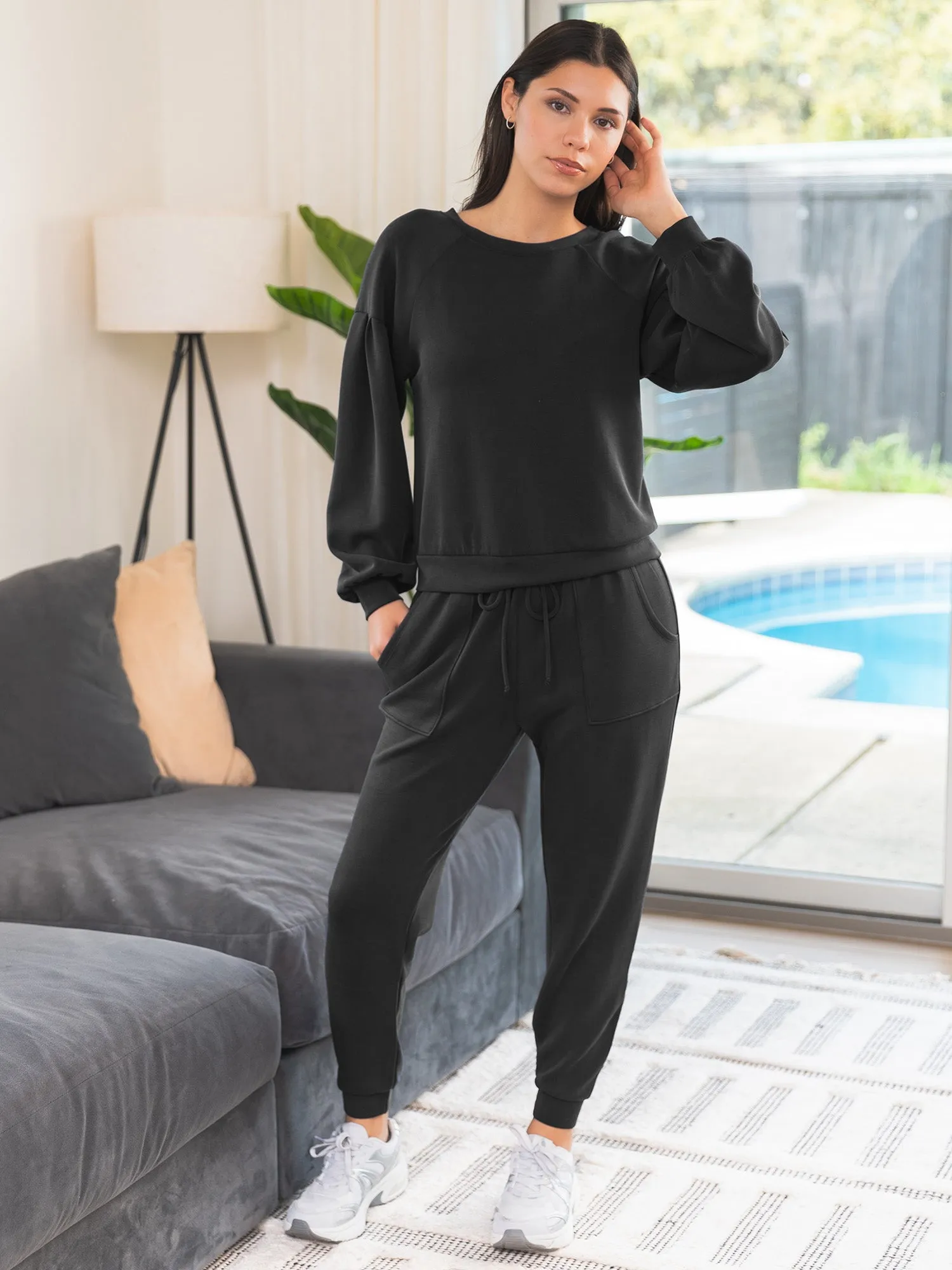 Pleated Pullover sold by Thrive Societe product image thumbnail 3