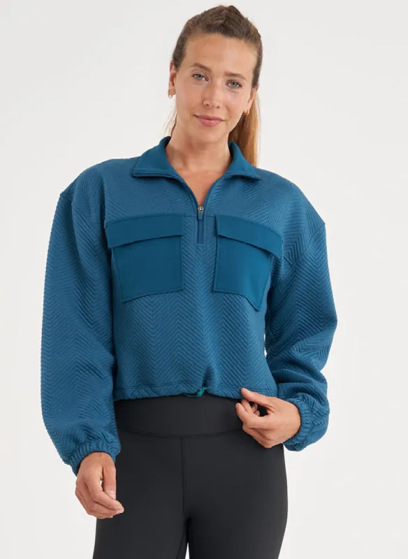 Patch Pocket Pullover - FINAL SALE sold by Thrive Societe