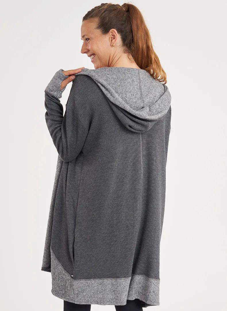 Hooded Drape Cardi sold by Thrive Societe product image thumbnail 5