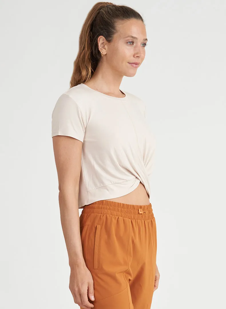 Twist Front Tee sold by Thrive Societe product image thumbnail 3