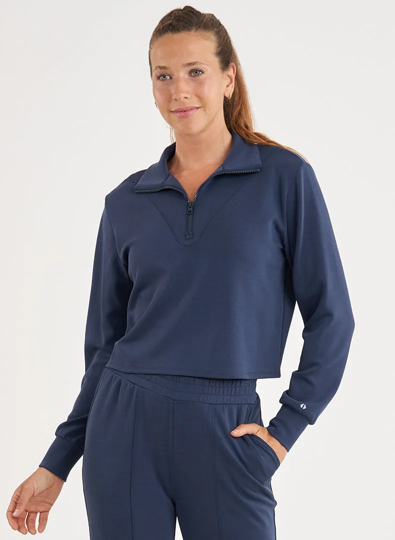 Luxe Half Zip Pullover sold by Thrive Societe product image thumbnail 4