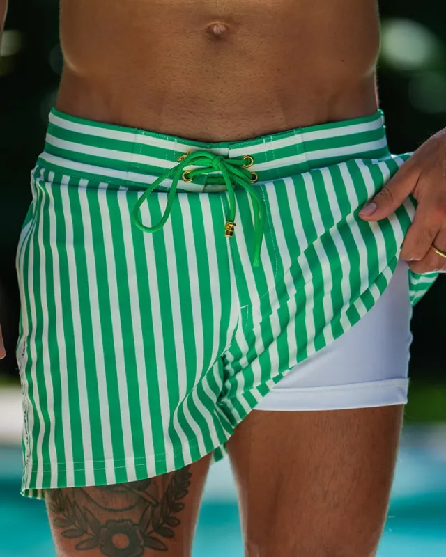 Pillar Green Swim Trunks 3" sold by Tucann