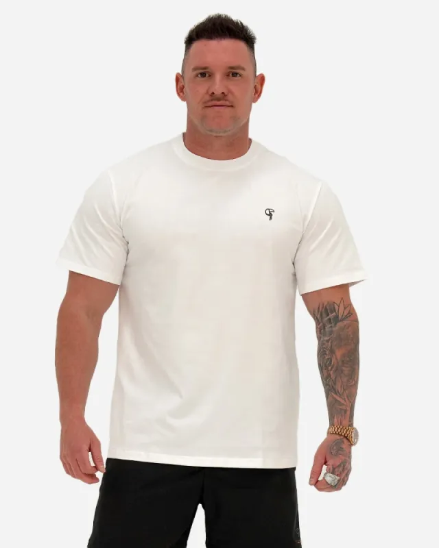 Signature Tee - White sold by Tucann