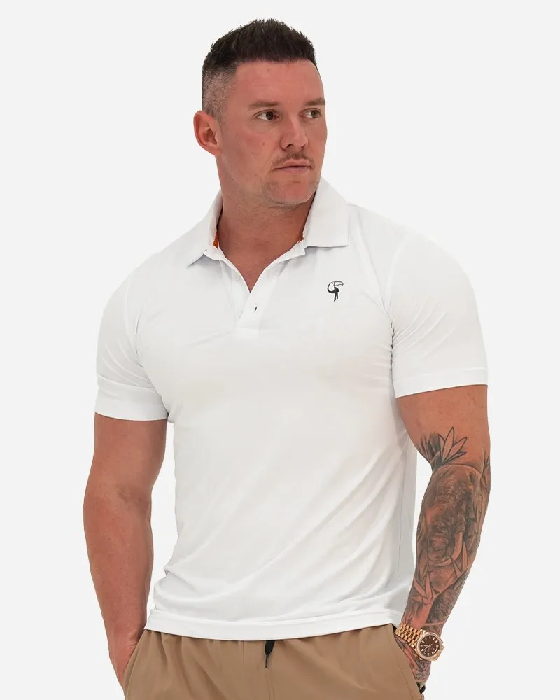 Solid White Polo sold by Tucann product image thumbnail 2