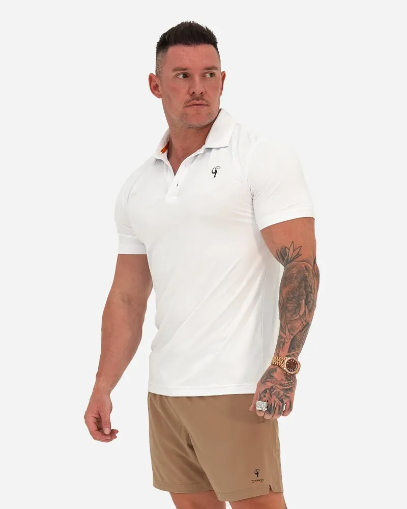 Solid White Polo sold by Tucann product image thumbnail 5