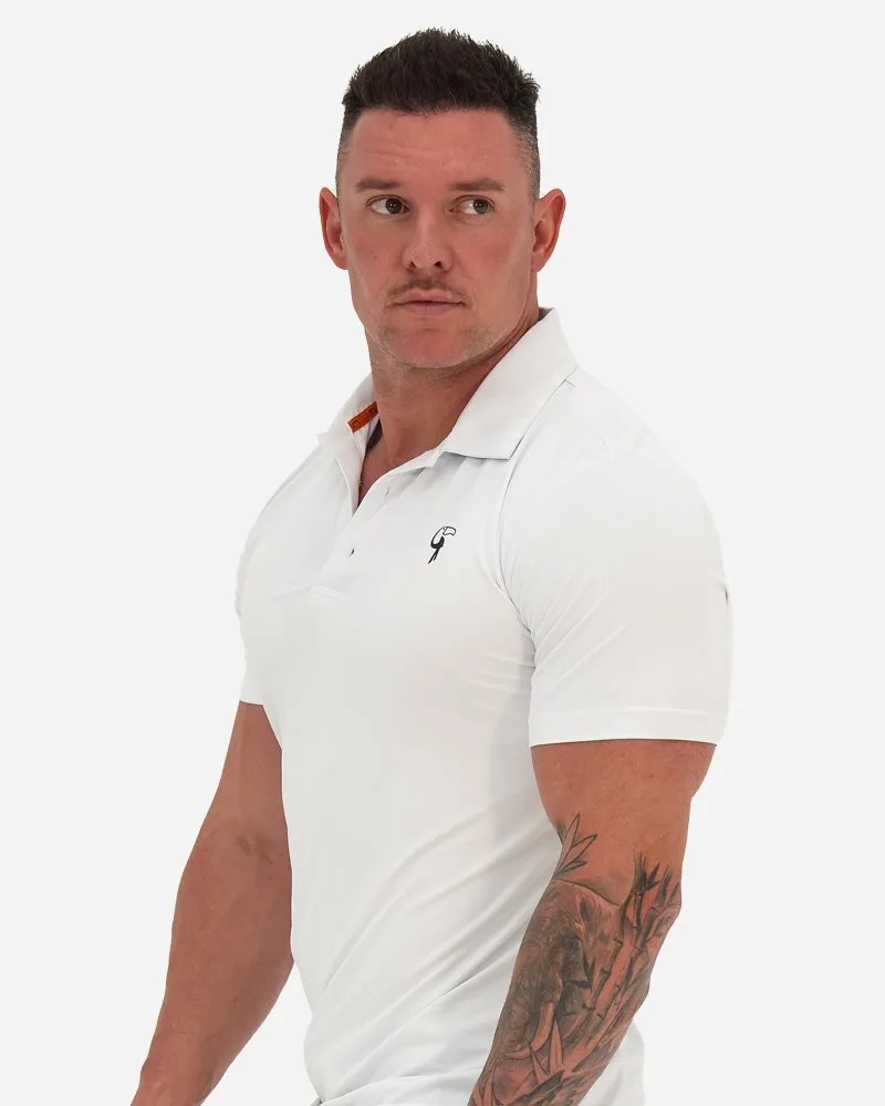 Solid White Polo sold by Tucann product image thumbnail 3