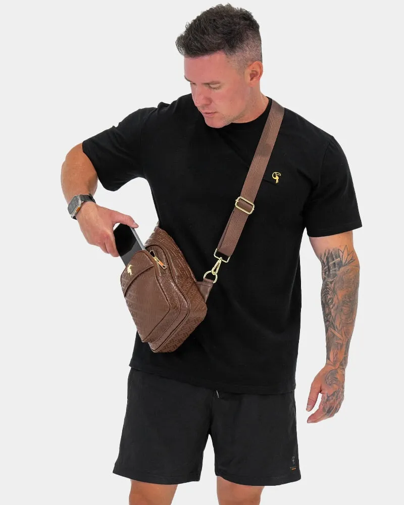 Brown Leather Messenger Bag sold by Tucann product image thumbnail 3