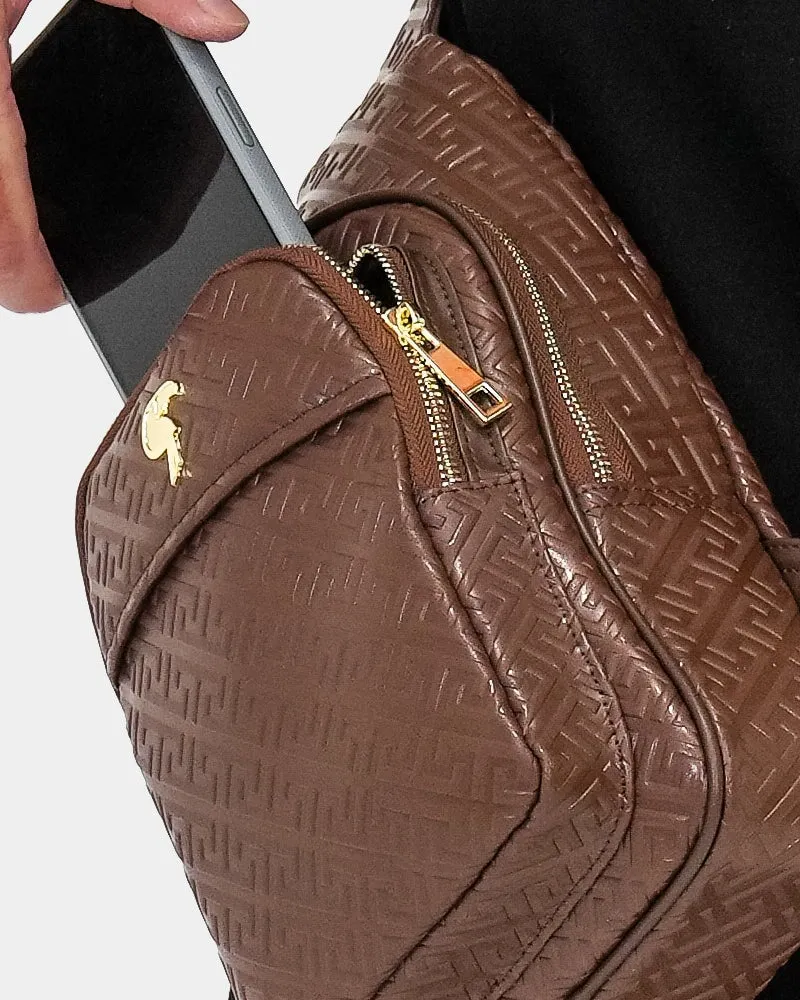 Brown Leather Messenger Bag sold by Tucann product image thumbnail 4