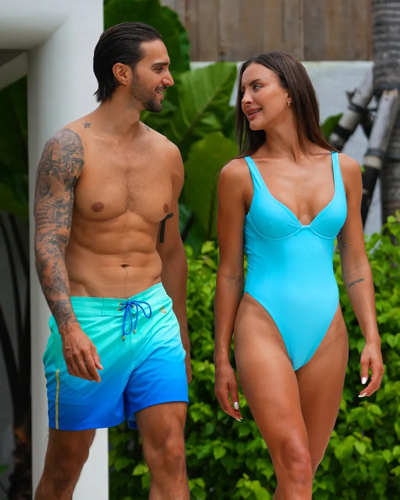 Sweetheart One Piece - Aqua sold by Tucann product image thumbnail 5