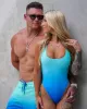 Faded Ocean - One Piece Bikini sold by Tucann