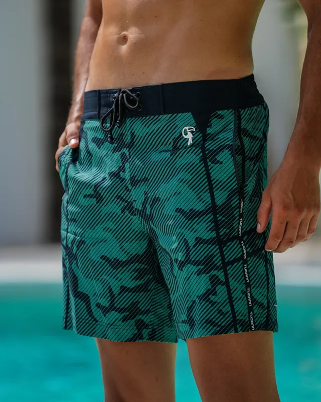 Striped Green Camo - 7" sold by Tucann