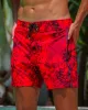Splatter Swim Shorts Red - 5" sold by Tucann