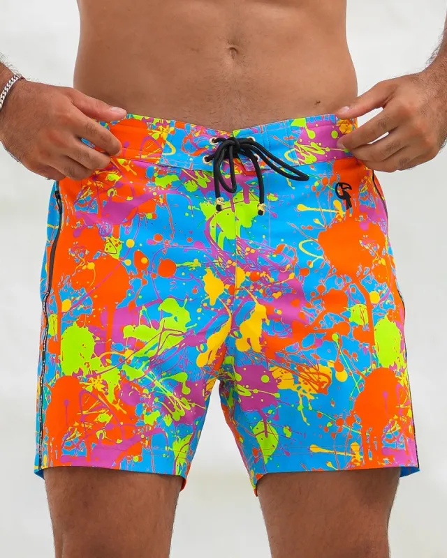 Wild Splatter Aqua - 5" sold by Tucann