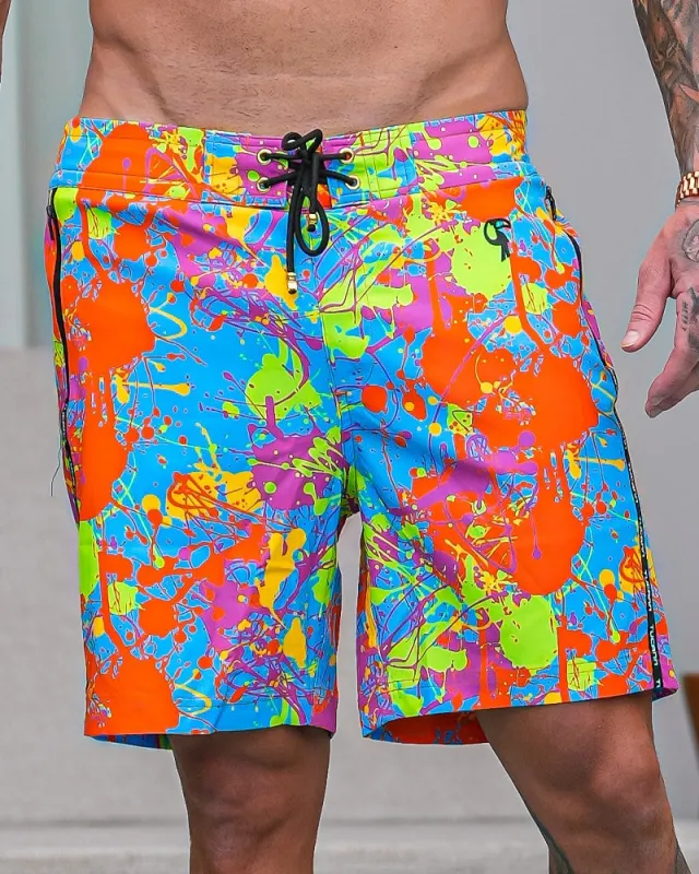 Wild Splatter Aqua - 7" sold by Tucann