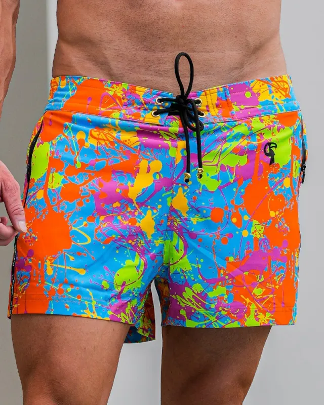 Wild Splatter Aqua - 3" sold by Tucann