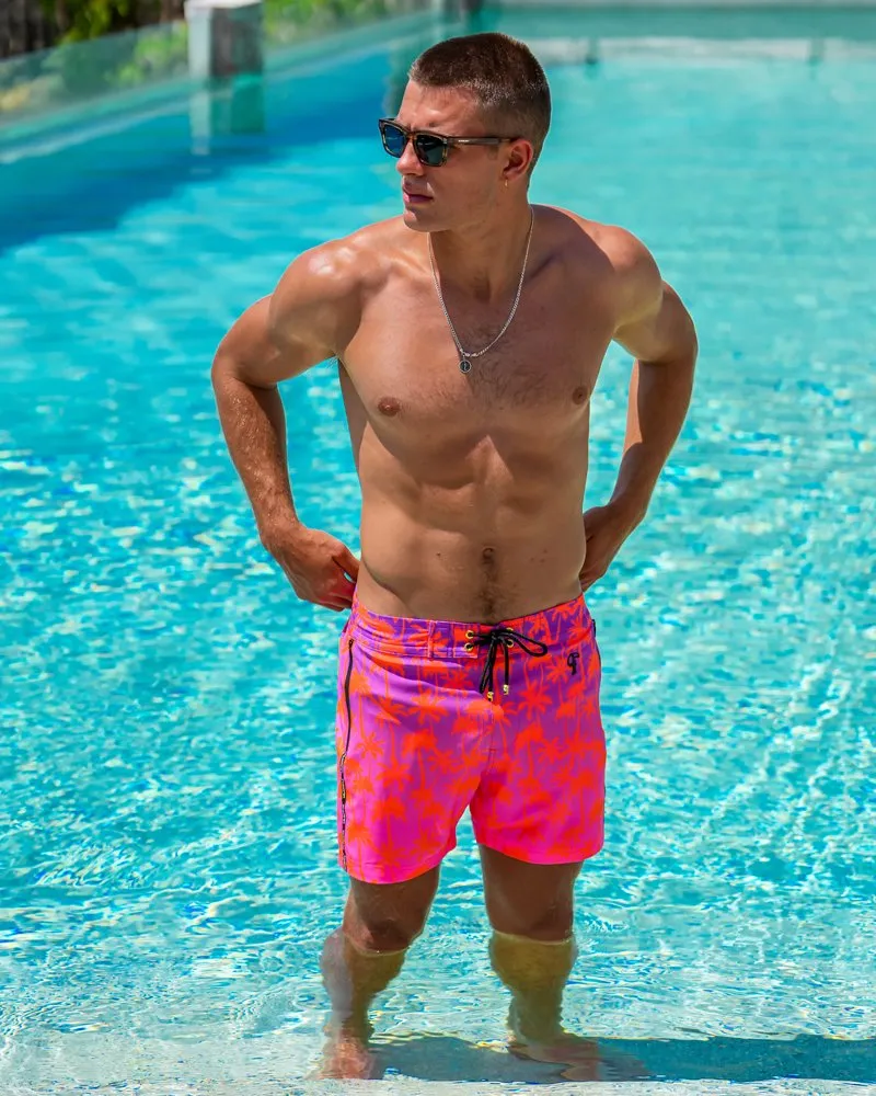 Faded Palm - Crimson 5'' sold by Tucann product image thumbnail 4