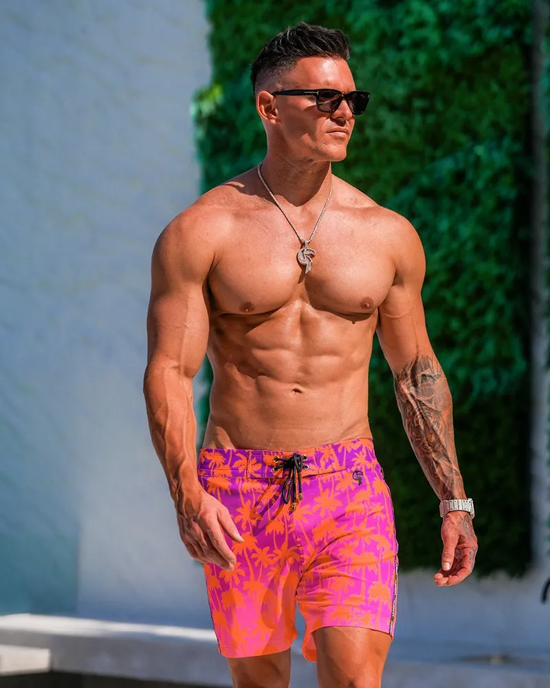 Faded Palm - Crimson 5'' sold by Tucann product image thumbnail 5