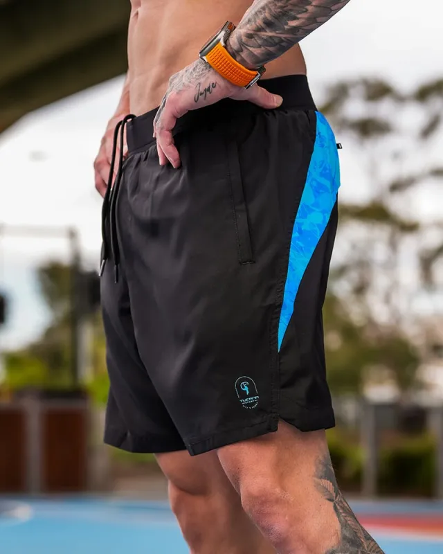 Hybrid Active Short Splatter - Blue 5 Inch sold by Tucann