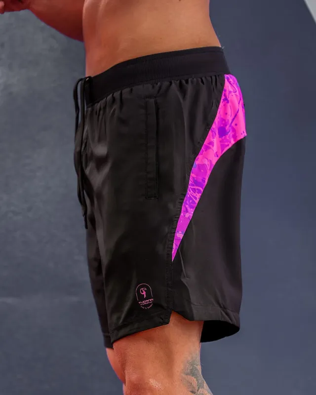 Hybrid Active Short Splatter - Magenta 5 Inch sold by Tucann