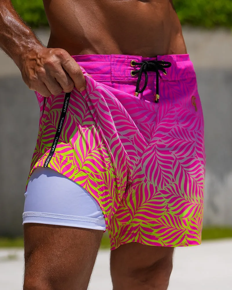 Faded Leaf - Fuchsia 5'' sold by Tucann product image thumbnail 3