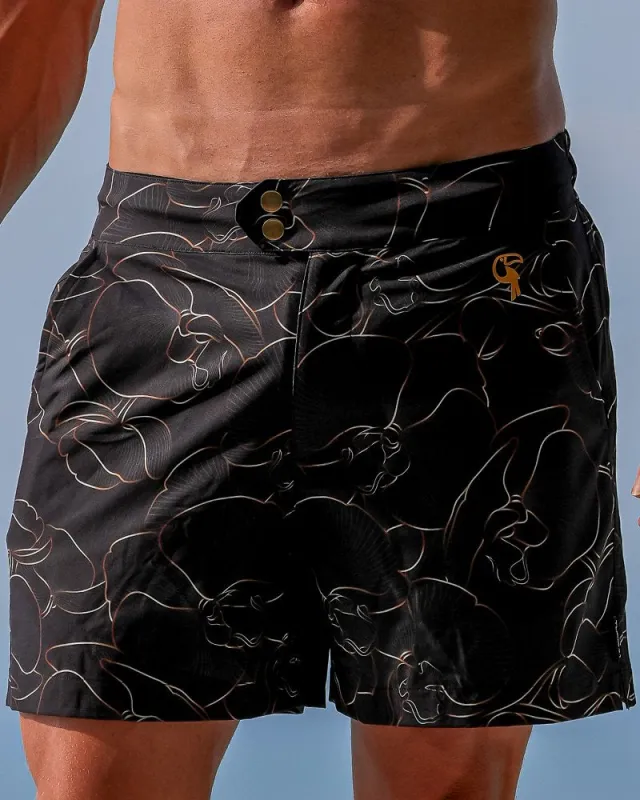 Luxe Orchid Shorts - Carbon made by Tucann