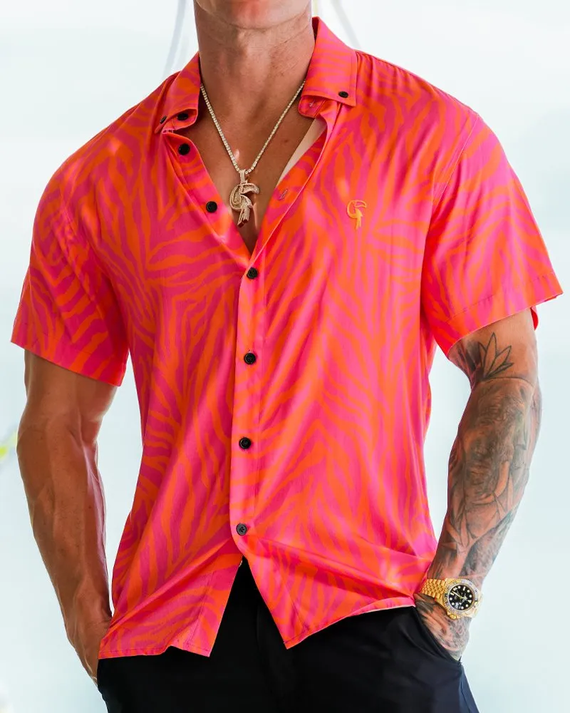 Electric Zebra Shirt sold by Tucann