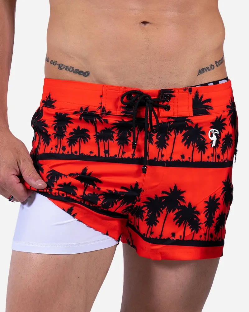 Black Palm 3 Inch Swim Shorts sold by Tucann product image thumbnail 2