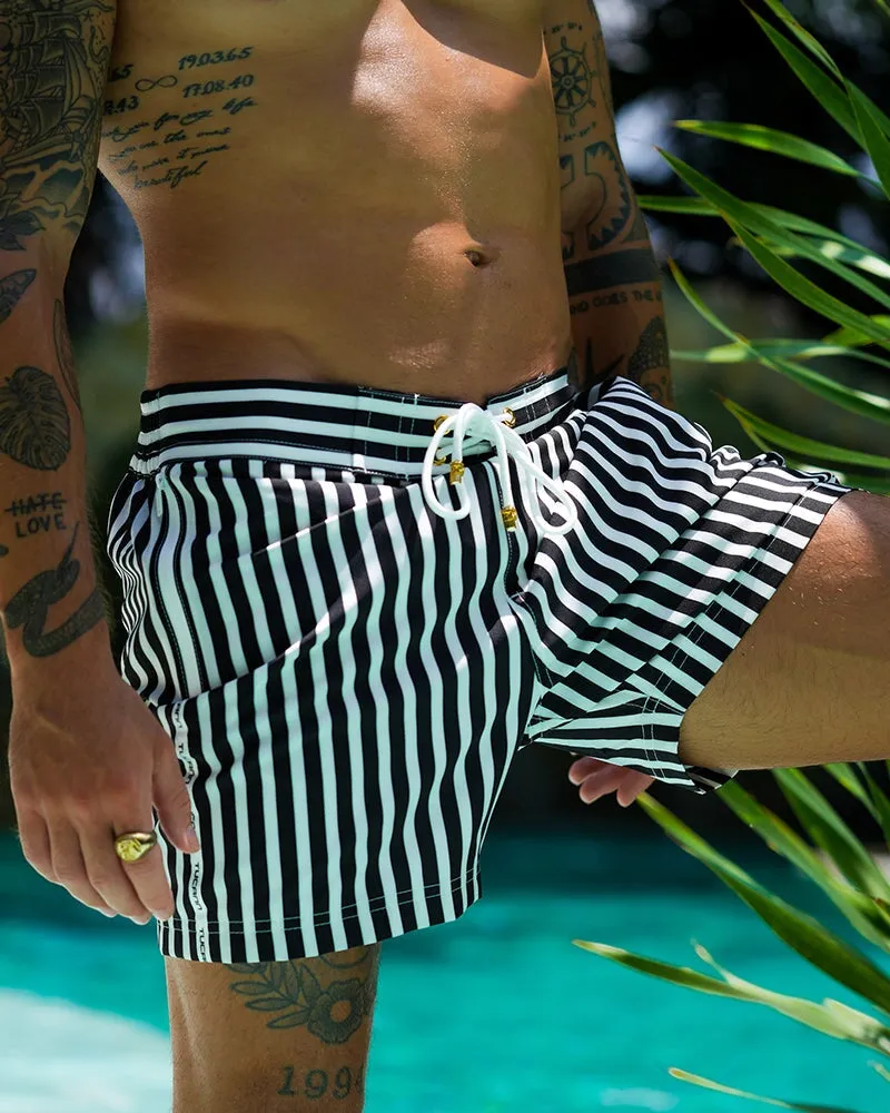 Pillar Black - 5 Inch Swim Shorts sold by Tucann