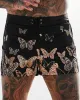 Golden Butterflies Swim Trunks - 3" sold by Tucann