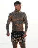 Golden Butterflies Swim Trunks - 3" sold by Tucann